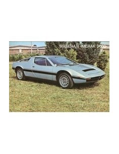 1978 MASERATI MERAK 2000 LEAFLET