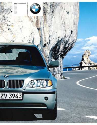 2002 BMW 3 SERIES SALOON BROCHURE DUTCH