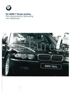 1999 BMW 7 SERIE BROCHURE NEDERANDS