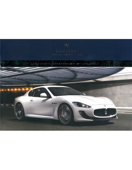 2012 MASERATI GRANTURISMO MC STRADALE PROSPEKT ENGLISCH