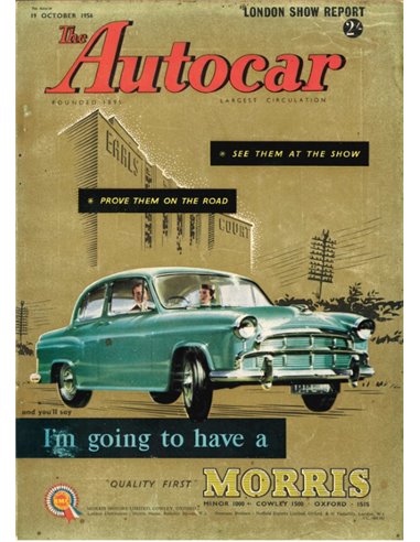 1956 THE AUTOCAR MAGZIN 10 ENGLISCH