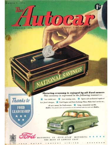 1952 THE AUTOCAR MAGAZIN 03 ENGLISCH