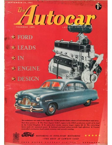 1951 THE AUTOCAR MAGAZIN 09 ENGLISCH