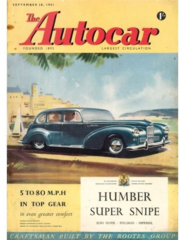 1951 THE AUTOCAR MAGAZIN 09 ENGLISCH