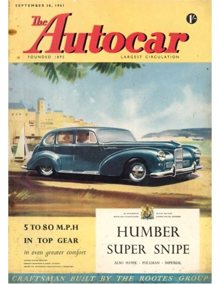 1951 THE AUTOCAR MAGAZIN 09 ENGLISCH