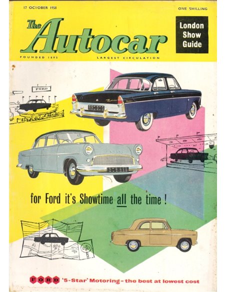 1958 THE AUTOCAR MAGAZIN 10 ENGLISCH