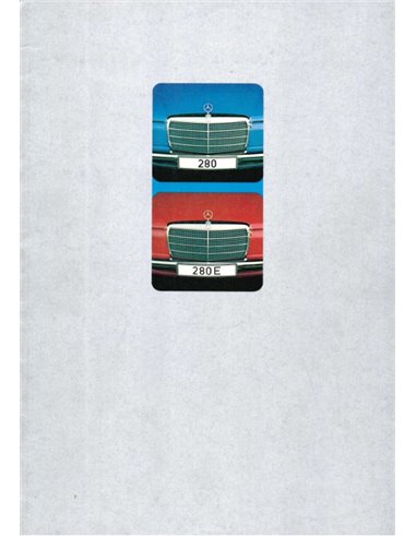 1973 MERCEDES BENZ E KLASSE PROSPEKT NIEDERLÄNDISCH