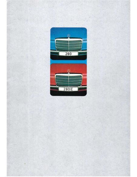 1973 MERCEDES BENZ E CLASS BROCHURE DUTCH