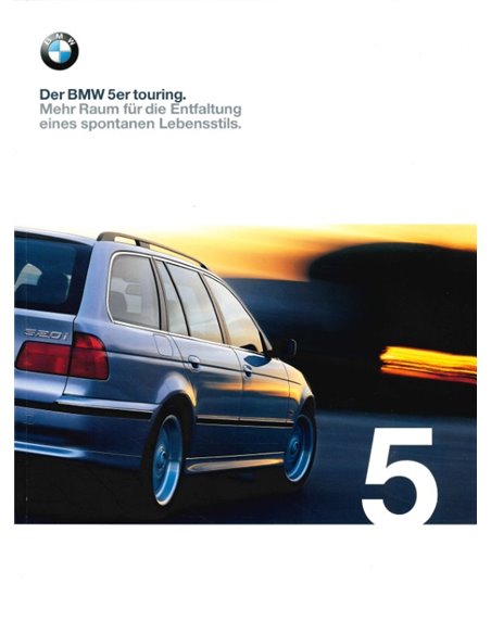1999 BMW 5 SERIE TOURING BROCHURE DUITS