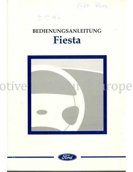 1997 FORD FIESTA BETRIEBSANLEITUNG DEUTSCH