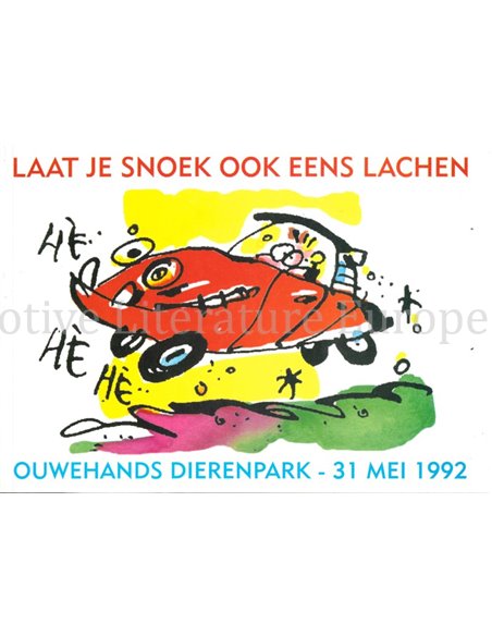 LAAT JE SNOEK OOK EENS LACHEN (OUWEHANDS DIERENPARK 31 MEI 1992)