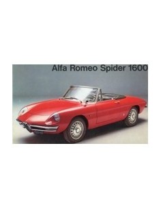 1966 ALFA ROMEO SPIDER 1600 BROCHURE ITALIAANS