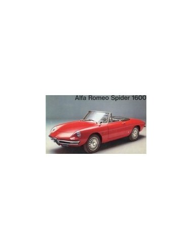 1966 ALFA ROMEO SPIDER 1600 BROCHURE ITALIAANS