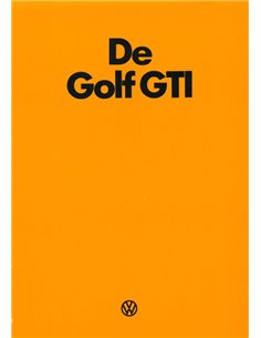 1976 VOLKSWAGEN GOLF GTI PROSPEKT NIEDERLÄNDISCH