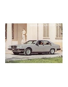 1980 MASERATI QUATROPORTE III LEAFLET 