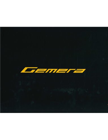 2020 KOENIGSEGG GEMERA BROCHURE ENGLISH