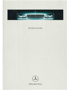 1998 MERCEDES BENZ S KLASSE HARDCOVER PROSPEKT DEUTSCH