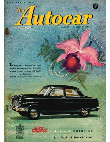 1953 THE AUTOCAR MAGAZIN 02 ENGLISCH