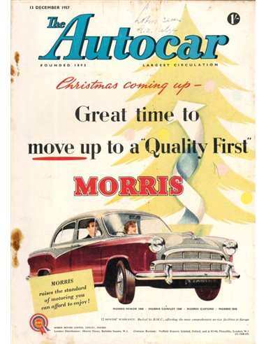1957 THE AUTOCAR MAGAZINE 12  ENGELS