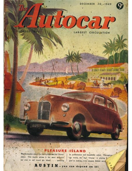 1949 THE AUTOCAR MAGAZIN 12 ENGLISCH