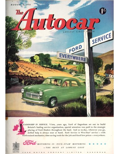 1951 THE AUTOCAR MAGAZIN 08 ENGLISCH