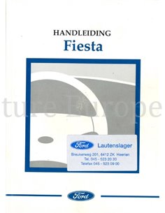 1999 FORD FIESTA OWNERS MANUAL DUTCH