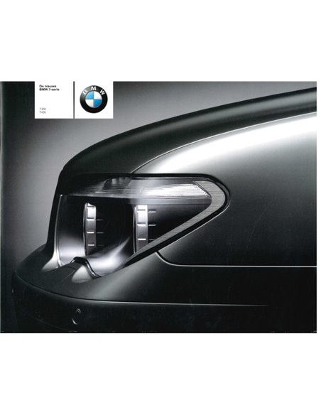 2001 BMW 7 SERIE BROCHURE NEDERLANDS
