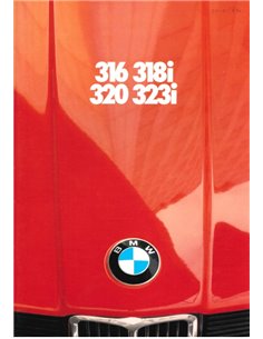 1980 BMW 3 SERIES BROCHURE DUTCH