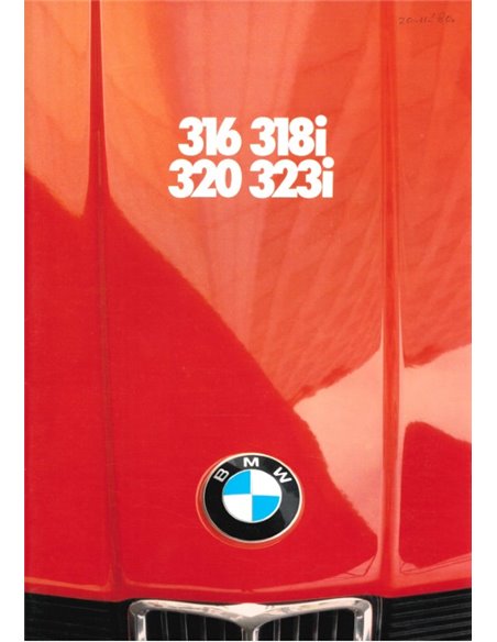 1980 BMW 3 SERIES BROCHURE DUTCH