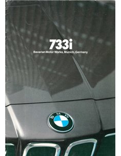 1981 BMW 7ER PROSPEKT ENGLISCH (USA)