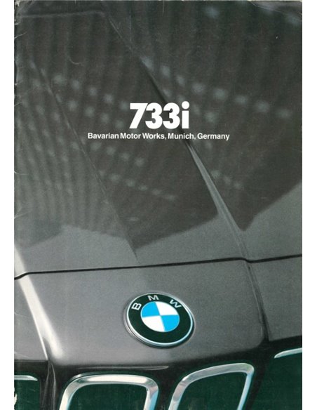1981 BMW 7ER PROSPEKT ENGLISCH (USA)