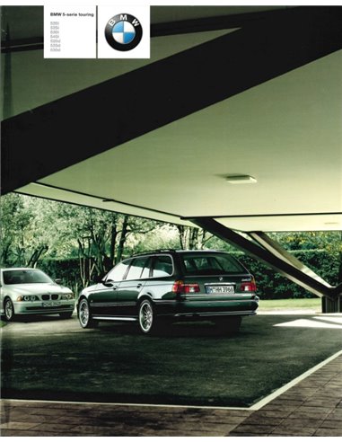 2001 BMW 5 SERIE TOURING BROCHURE DUITS