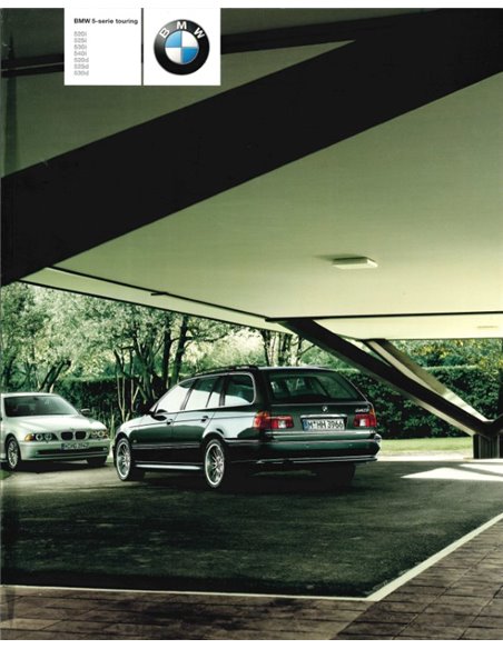 2001 BMW 5 SERIES TOURING BROCHURE GERMAN