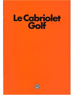 1982 VOLKSWAGEN GOLF CABRIOLET BROCHURE ENGELS