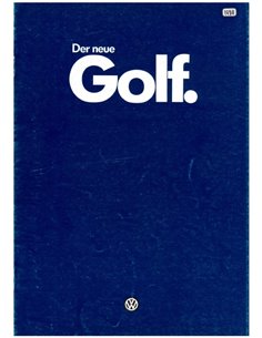 1983 VOLKSWAGEN GOLF PROSPEKT DEUTSCH