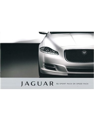 2012 JAGUAR XJ SPORT / SPEED PACK PROSPEKT NIEDERLÄNDISCH