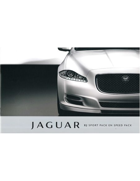2012 JAGUAR XJ SPORT / SPEED PACK PROSPEKT NIEDERLÄNDISCH