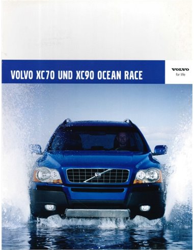 2005 VOLVO XC70 XC90 OCEAN RACE EDITION BROCHURE DUITS