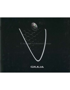 2018 ALFA ROMEO GIULIA BROCHURE DUITS