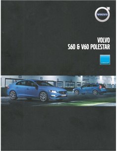 2016 VOLVO S60 V60 POLESTAR BROCHURE DUITS
