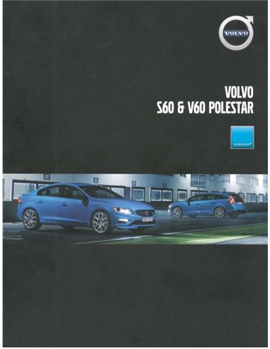 2016 VOLVO S60 V60 POLESTAR BROCHURE GERMAN