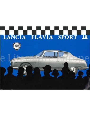 1963 LANCIA FLAVIA SPORT LEAFLET FRANS