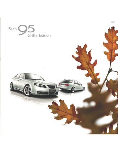 2009 SAAB 9-5 GRIFFIN EDITION BROCHURE DUITS