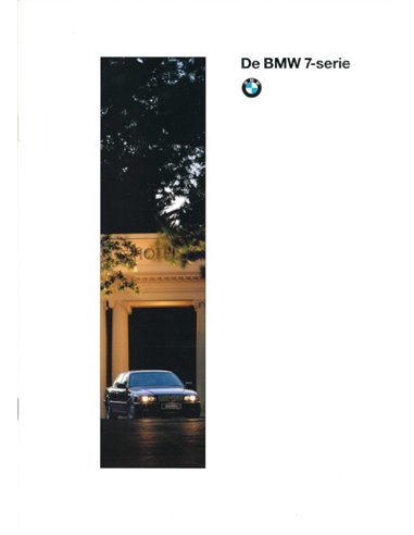1996 BMW 7 SERIES BROCHURE DUTCH