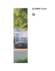 1995 BMW 7 SERIE BROCHURE ENGELS