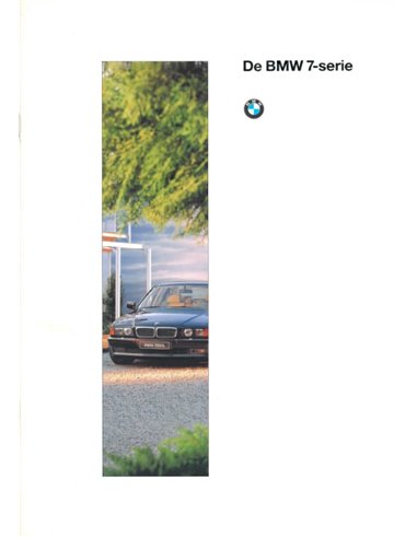 1995 BMW 7 SERIES BROCHURE DUTCH