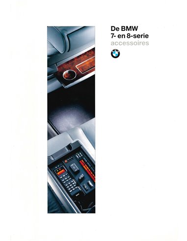 1995 BMW 7ER / 8ER SONDERAUSSTATTUNGEN PROSPEKT NIEDERLÄNDISCH