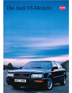 1991 AUDI V8 BROCHURE FRANS
