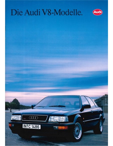 1991 AUDI V8 BROCHURE FRANS