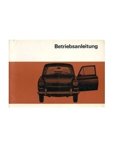 1968 VOLKSWAGEN 1600 BETRIEBSANLEITUNG DUITS